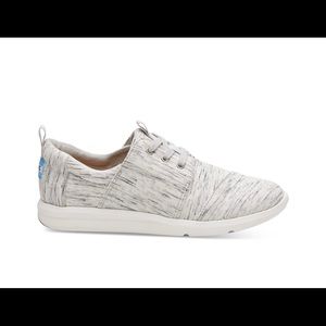 TOMS BIRCH HEATHER JERSEY WOMEN'S DEL REY SNEAKERS